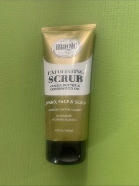 Magic Exfoliating Scrub for Beard, Face & Scalp - Gold